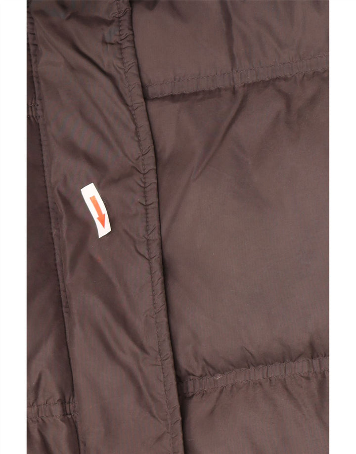 Fila Damen Kapuzenmantel IT 44 Mittelgraues Nylon