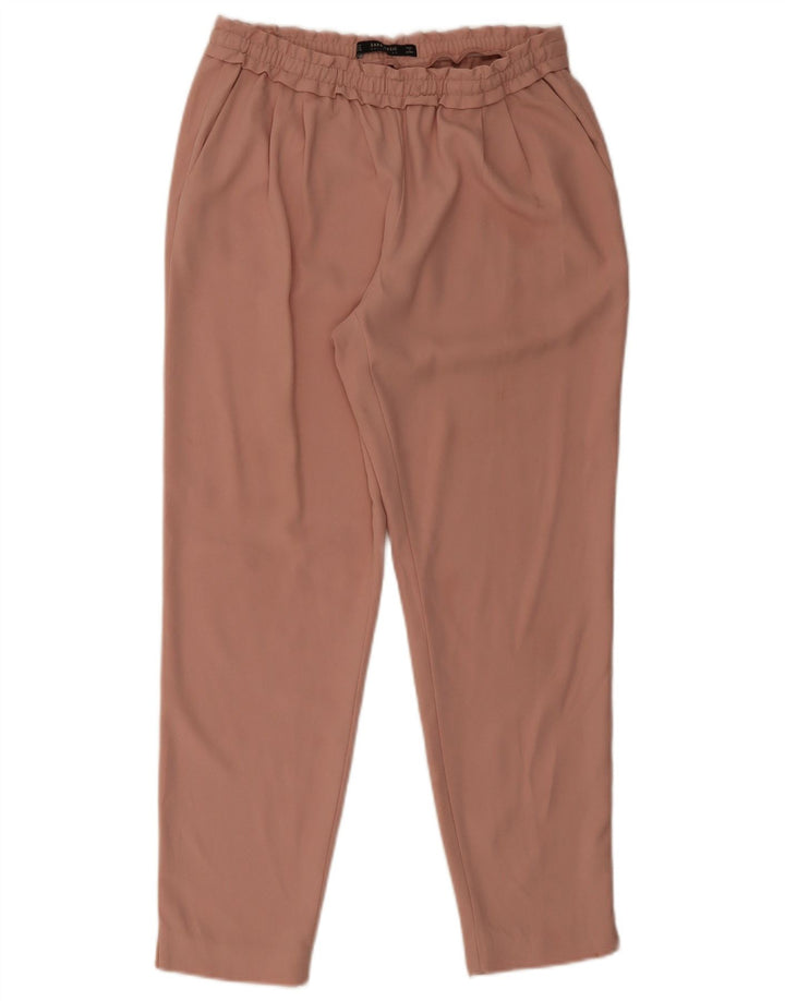 Zara Slim Chino-Hose für Damen, Größe M, W28, L28, Rosa