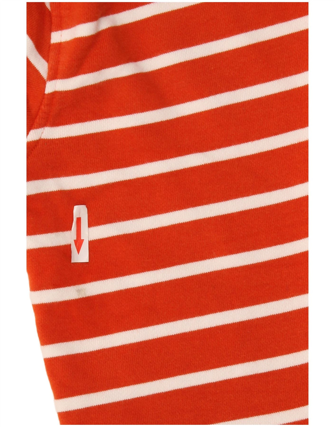 Marks & Spencer Damen Sweatshirt Pullover UK 14 Mittelorange gestreift