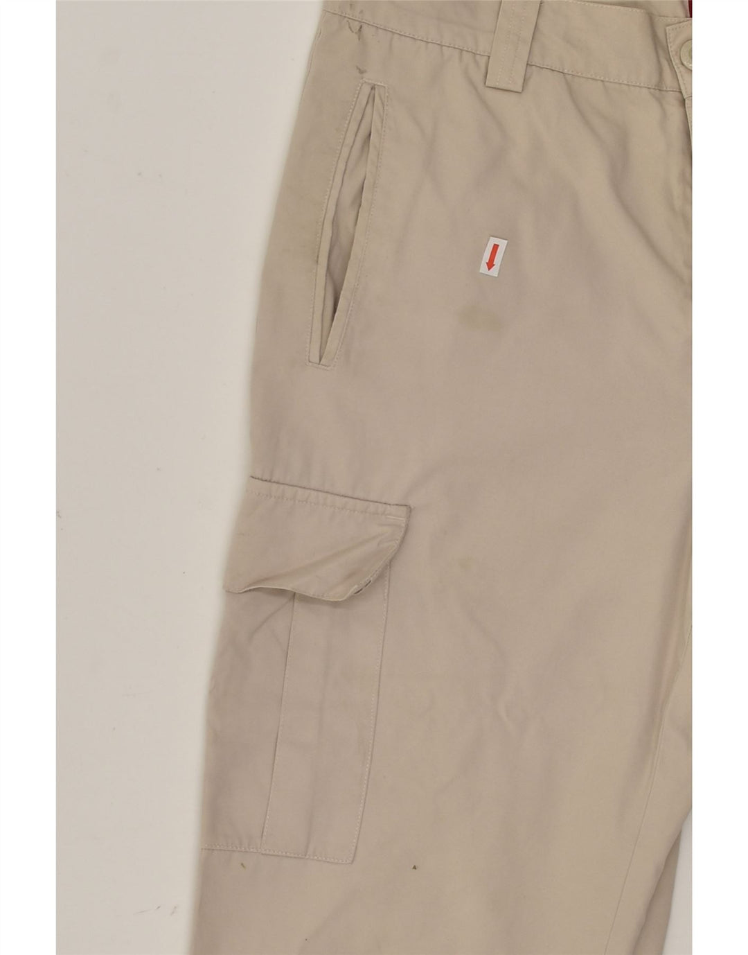 RIFLE Mens Straight Cargo Trousers W33 L34 Beige Cotton | Vintage Rifle | Thrift | Second-Hand Rifle | Used Clothing | Messina Hembry 