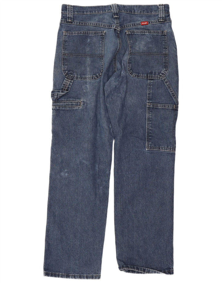 Wrangler Herren Cargo Straight Jeans W30 L30 Blaue Baumwolle