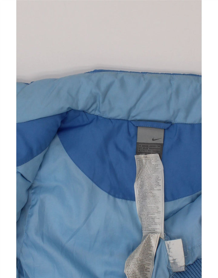 Nike Wattierte Weste für Mädchen, 8–9 Jahre, Größe S, Blau, Polyester
