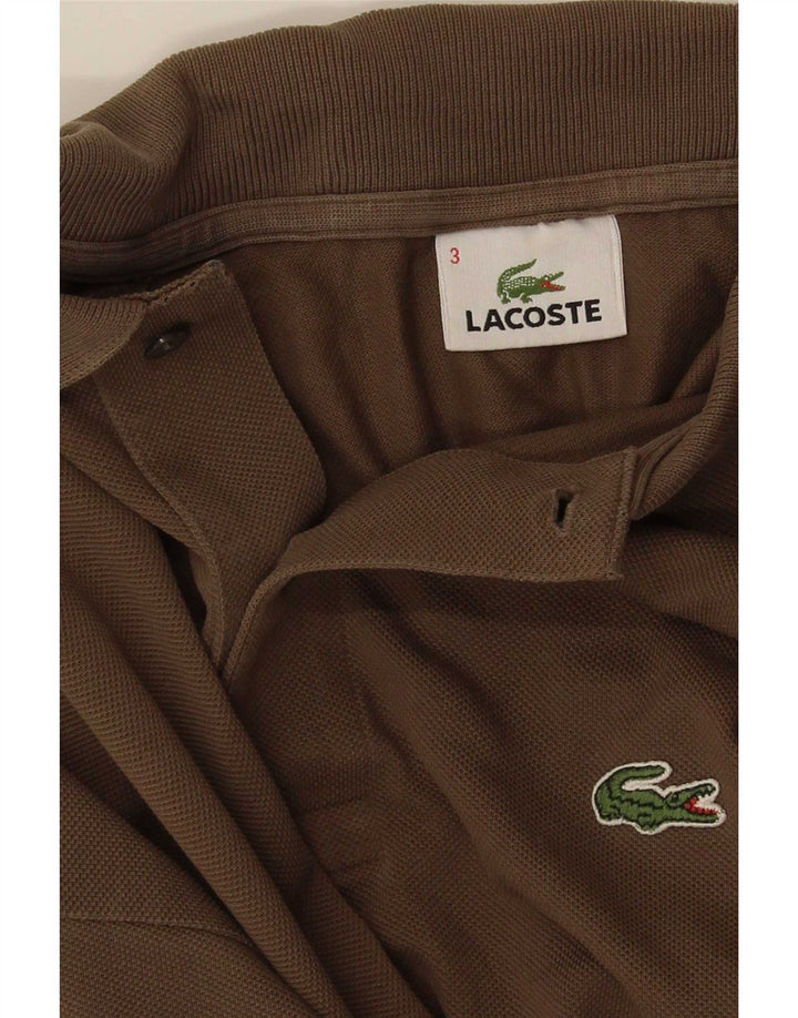Lacoste Herren-Poloshirt, Größe 3, klein, Khaki