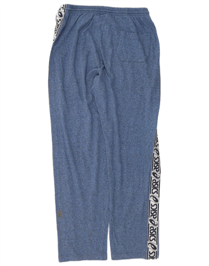 Asics Herren-Trainingshose mit Grafik, groß, marineblau, Baumwolle