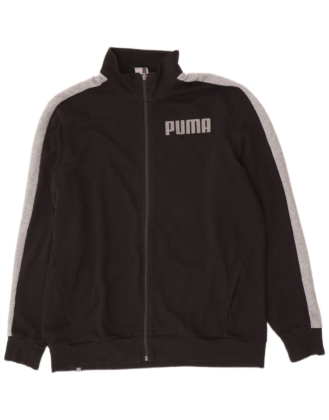 Puma Herren Graphic Trainingsanzug Top Jacke 2XL Schwarz Colourblock Baumwolle