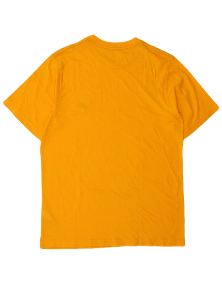 Nike Herren T-Shirt Top UK 42/44 Large Orange Baumwolle