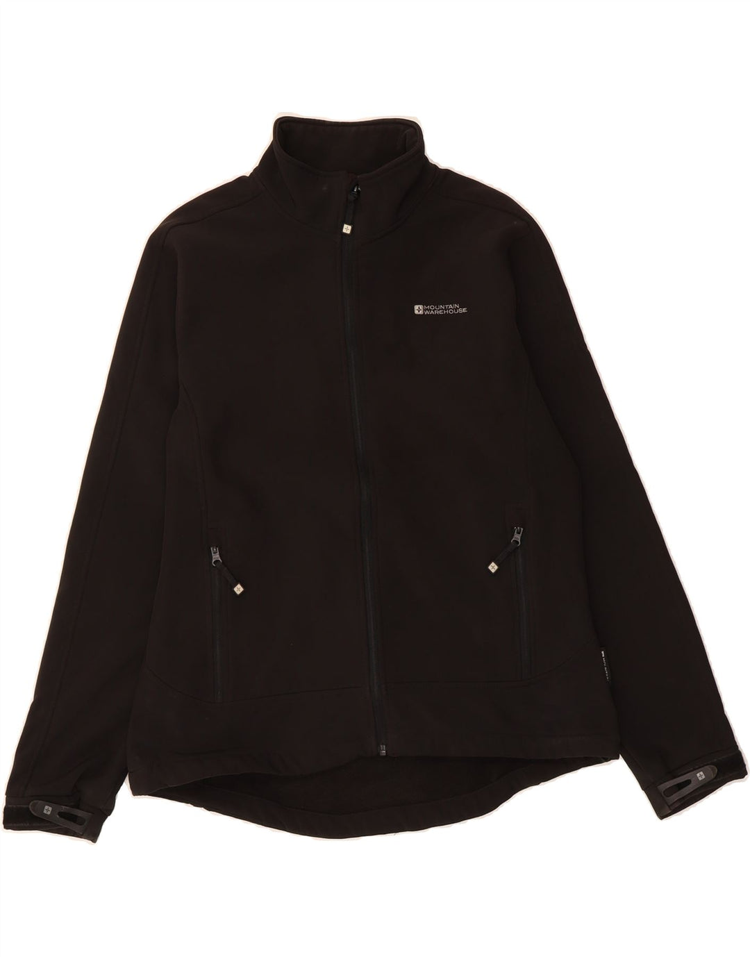 MOUNTAIN WAREHOUSE Womens Tracksuit Top Jacket UK 16 Large Black Polyester Vintage Mountain Warehouse and Second-Hand Mountain Warehouse from Messina Hembry 