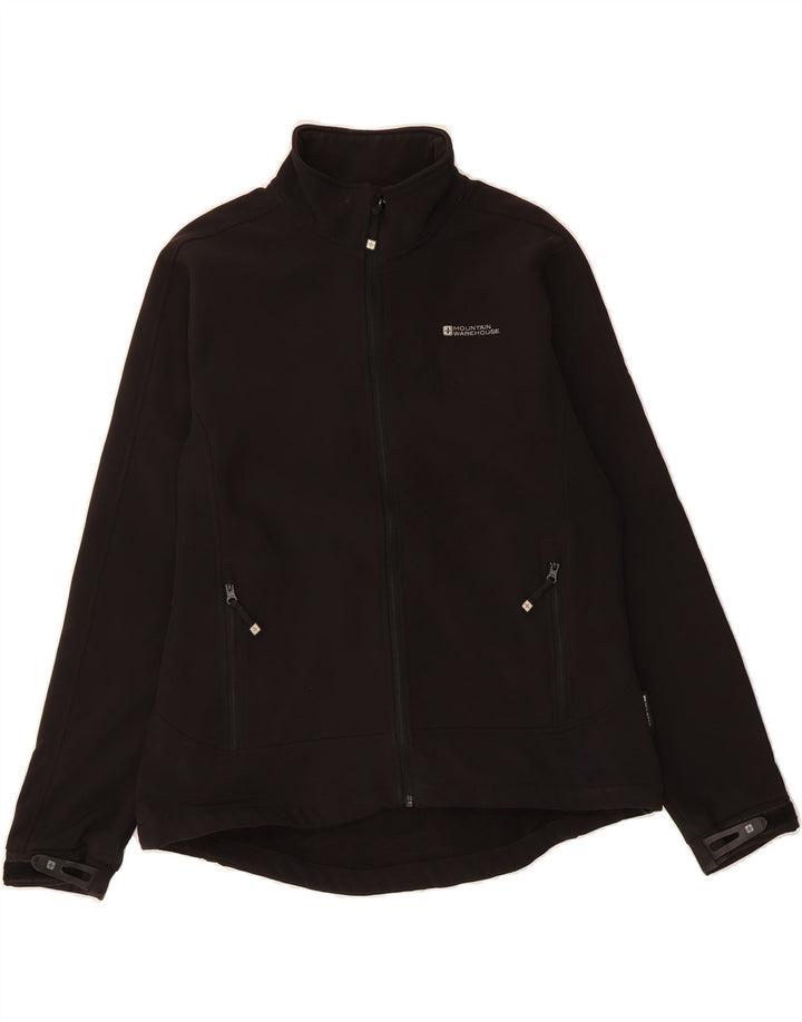 MOUNTAIN WAREHOUSE Womens Tracksuit Top Jacket UK 16 Large Black Polyester Vintage Mountain Warehouse and Second-Hand Mountain Warehouse from Messina Hembry 