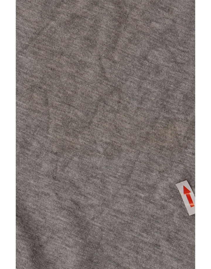 Zara Herren Top Langarm Mittelgrau