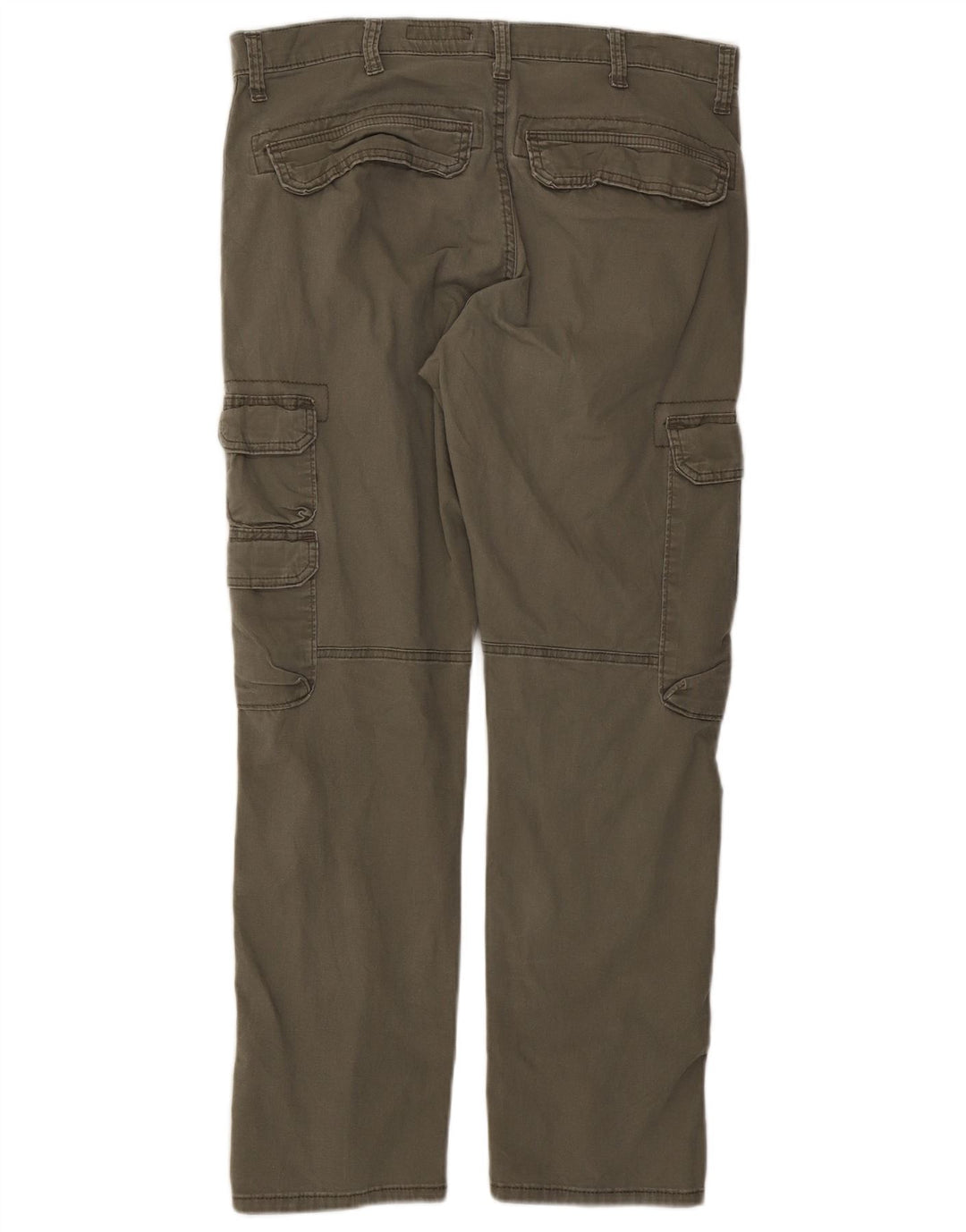 WRANGLER Herren Regular Tapered Cargohose W34 L30 Khaki Baumwolle