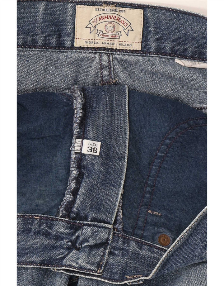 Armani Jeans Herren gerade W36 L28 Blau