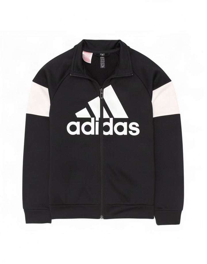 Adidas Jungen Grafik-Trainingsoberteil, Jacke, 9–10 Jahre, Schwarz, Farbblock