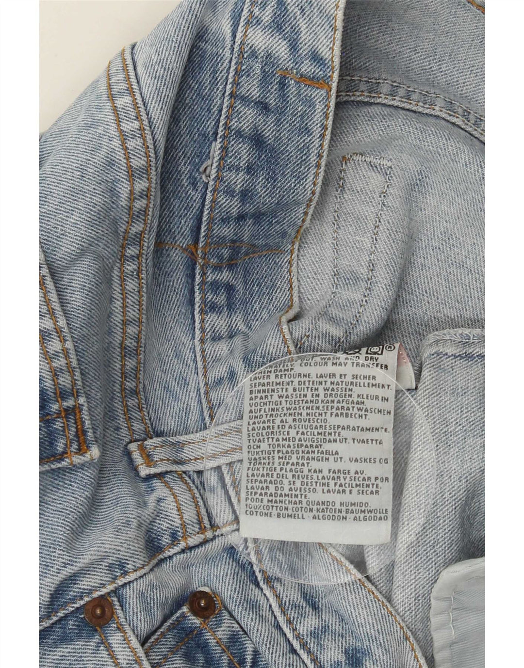 Levi's Herren Straight Jeans W34 L36 Blaue Baumwolle