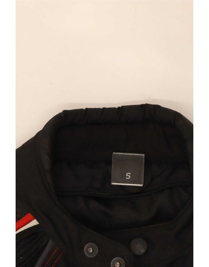 Vintage Herren Racer Jacke UK 36 Small Black Colourblock