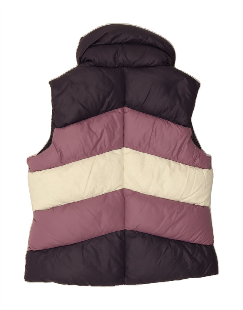 NIKE Womens Padded Gilet UK 10/12 Medium Multicoloured Colourblock Nylon Vintage Nike and Second-Hand Nike from Messina Hembry 