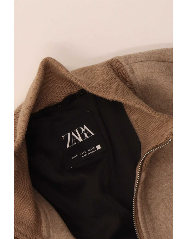 Zara Herren Bomberjacke UK 36 Small Beige