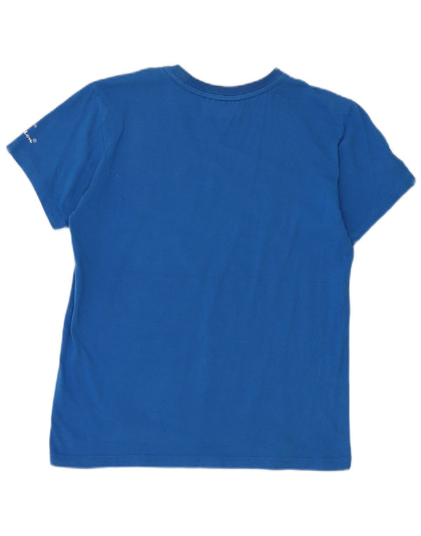 Champion Italia Grafik-T-Shirt für Jungen, 11–12 Jahre, Größe L, Blau