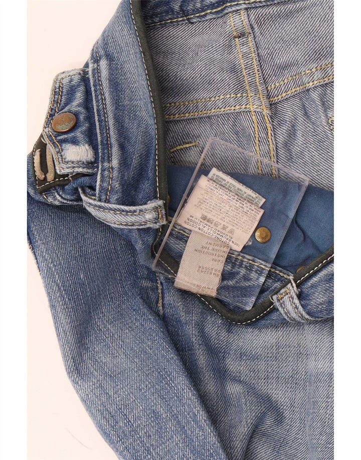Diesel Damen BEBEL Bootcut Jeans W30 L34 Blaue Baumwolle