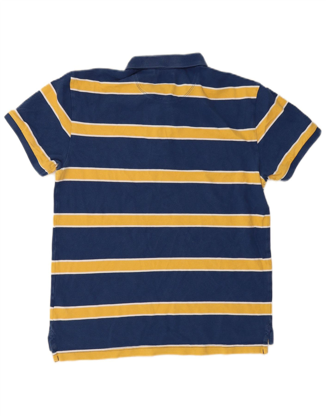 Levi's Herren-Poloshirt aus mittelblauer, gestreifter Baumwolle