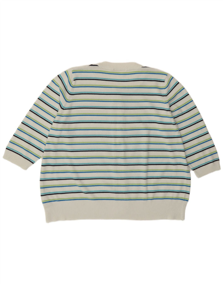 Marks & Spencer Damen-Cardigan-Pullover UK 24 4XL Mehrfarbig gestreift