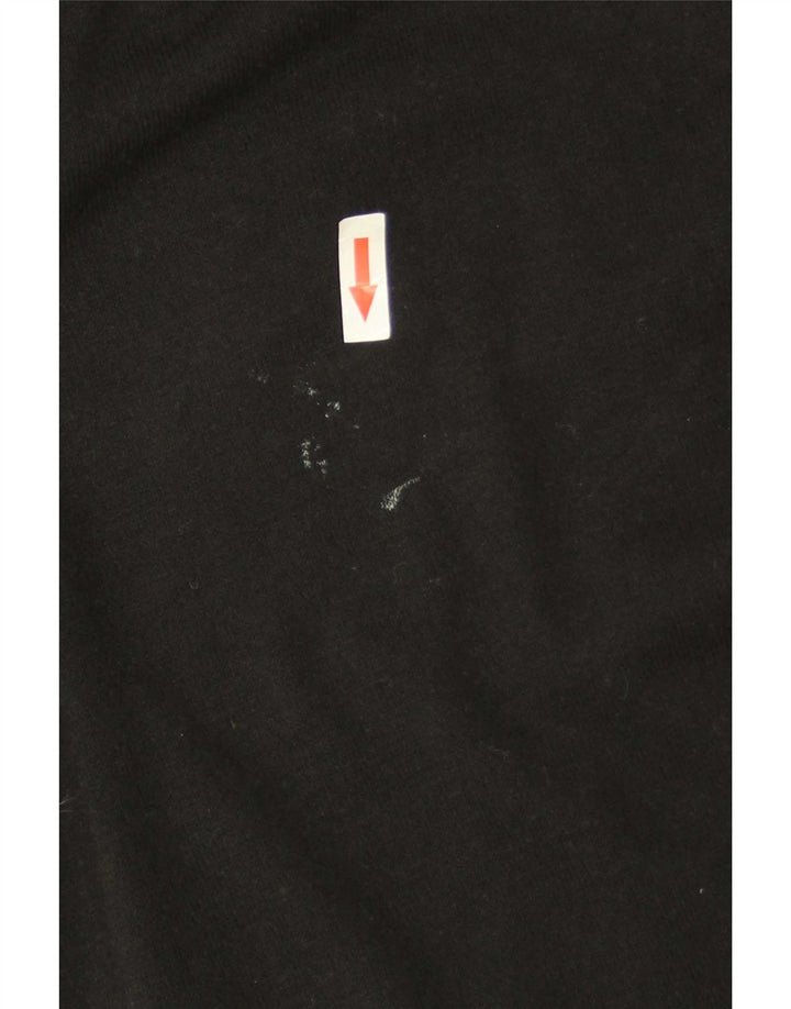Marks & Spencer Herren-Pullover mit V-Ausschnitt, XL, schwarzes Acryl