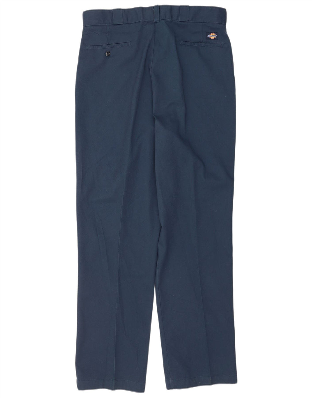 Dickies Gerade Herren-Chinohose W38 L34 Marineblaues Polyester
