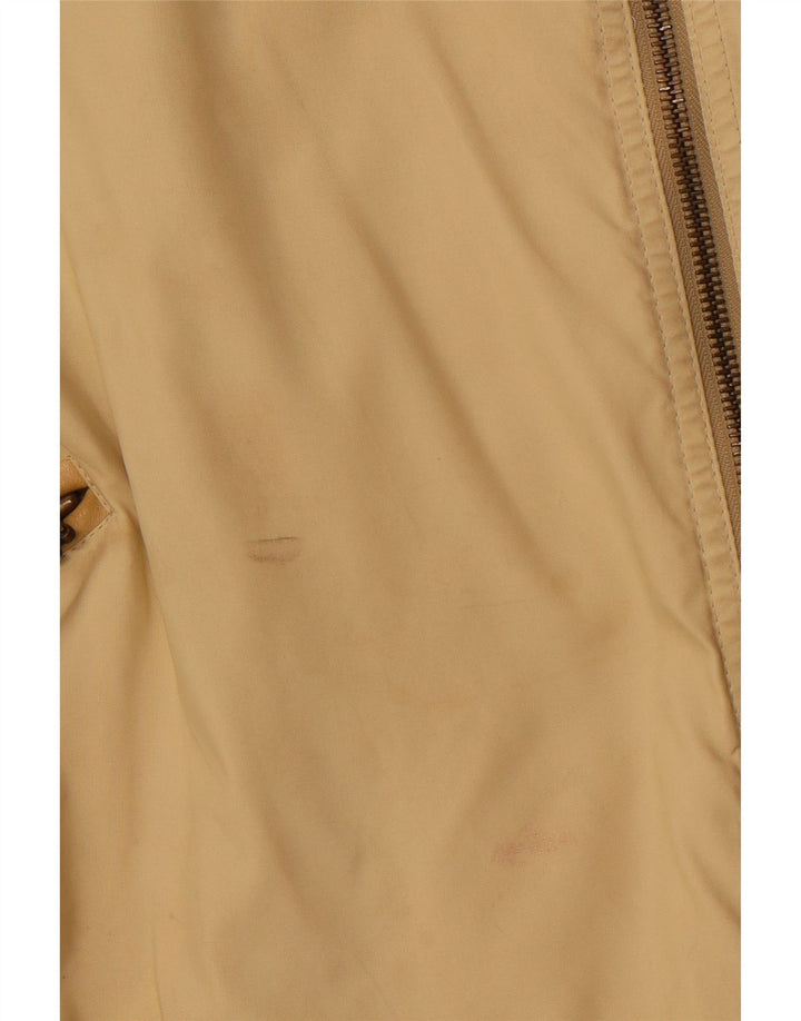 VINTAGE Damen Utility-Jacke UK 16 Large Beige Colourblock