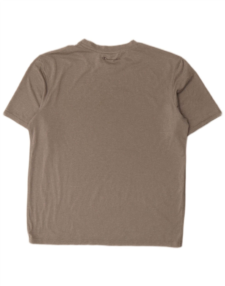 Champion Herren T-Shirt Top Mittelgraues Polyester