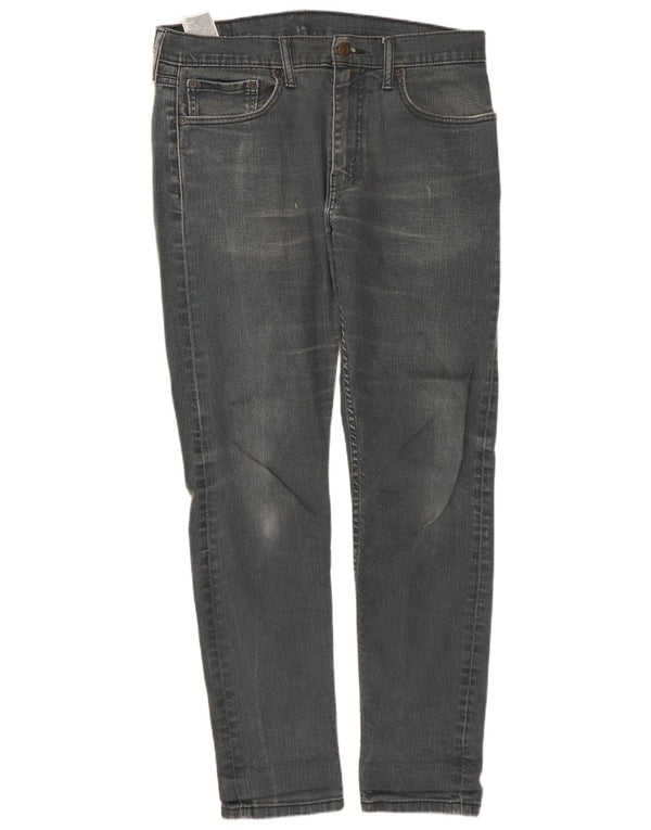 LEVI'S Herren 512 Slim Tapered Jeans W32 L32 Graue Baumwolle