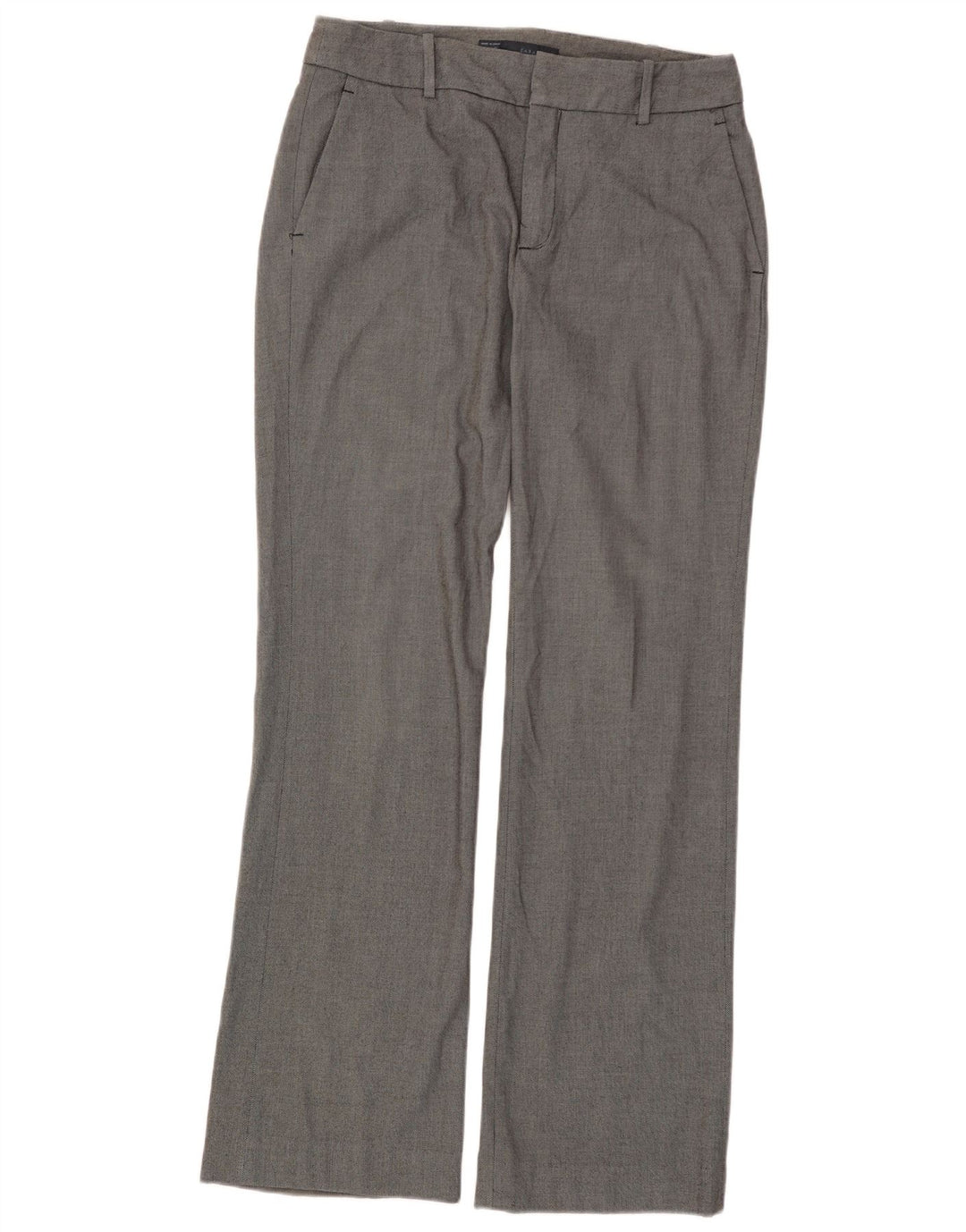 Zara Damen Bootcut Chino Hose EU 40 Medium W30 L32 Grau gepunktet