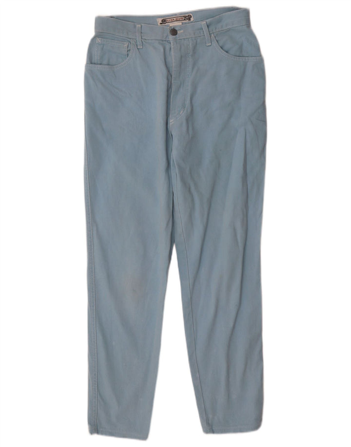 Krizia Herren Tapered Jeans W32 L28 Blaue Baumwolle