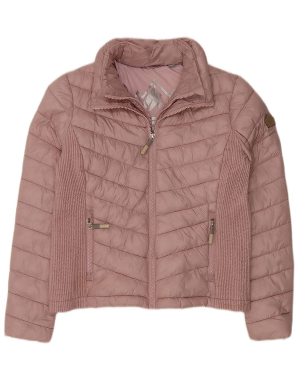 SUPERDRY Wattierte Damenjacke UK 16 Large Pink Nylon