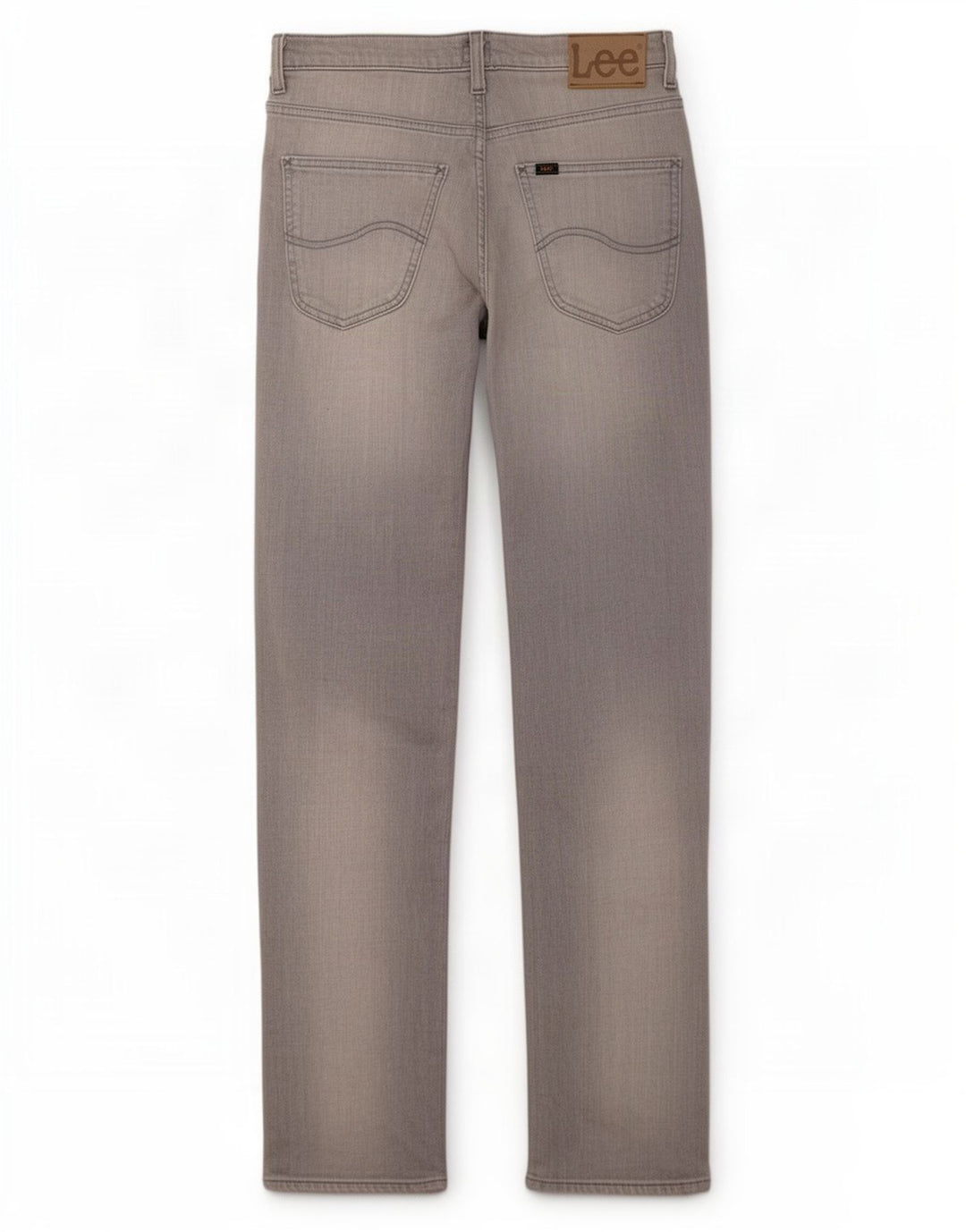 Lee Damen Brooklyn Straight Jeans W32 L32 Graue Baumwolle