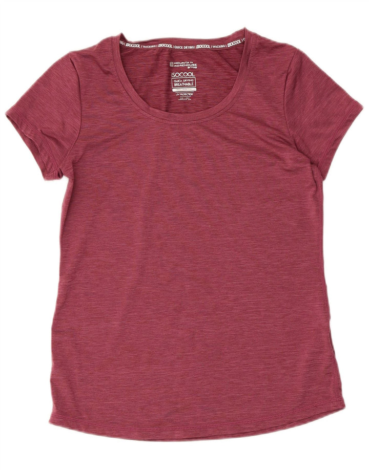 Mountain Warehouse IsoCool T-Shirt-Oberteil für Damen, UK 10, Größe S, Kastanienbraun gefleckt