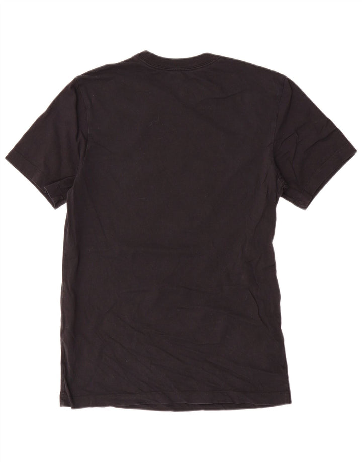 Nike Herren-T-Shirt mit Grafik, Größe S, schwarze Baumwolle