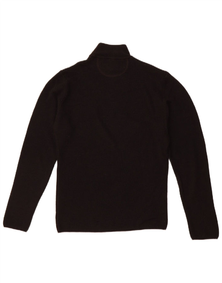 ARMANI JEANS Herren-Pullover mit Rollkragen, mittelschwarze Wolle