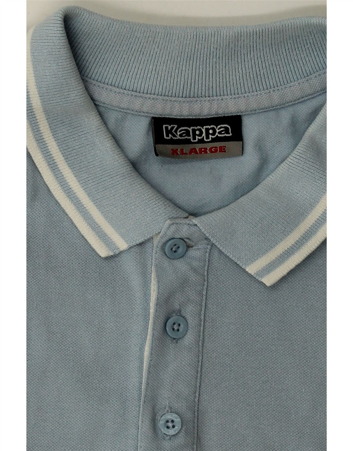 KAPPA Mens Polo Shirt XL Blue Cotton Vintage Kappa and Second-Hand Kappa from Messina Hembry 