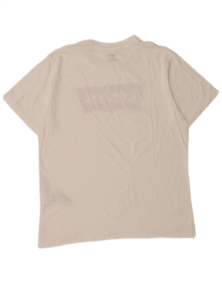 Levi's Herren-T-Shirt mit Grafik, mittelweiße Baumwolle