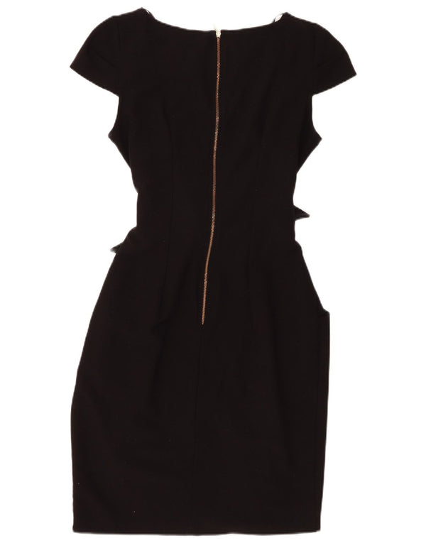 CLOSET Damen Etuikleid UK 12 Medium Schwarz Polyester