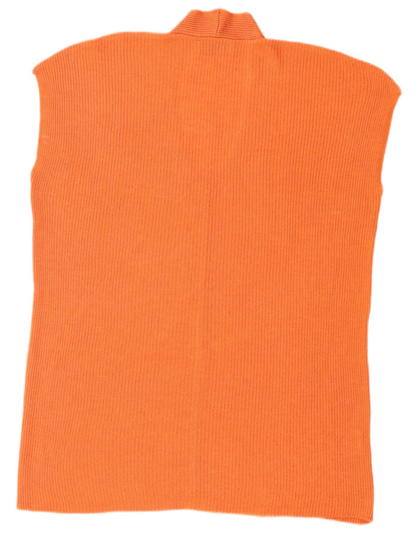 Benetton Damen-Tanktop in Übergröße, Gr. 14, mittelorange Viskose