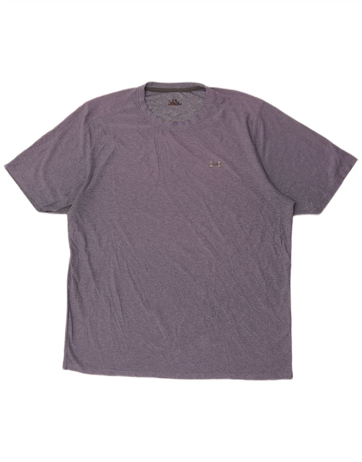 UNDER ARMOUR Herren T-Shirt Top XL Lila meliert