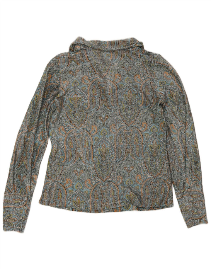 Vintage Damen Hemdbluse IT 46 Großes mehrfarbiges Paisley