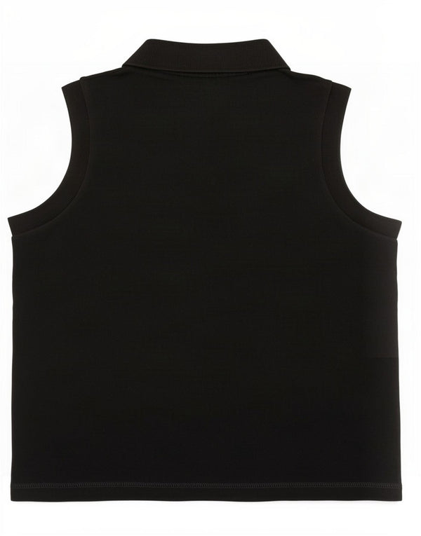 Champion Damen Crop Ärmelloses Poloshirt UK 18 XL Schwarz