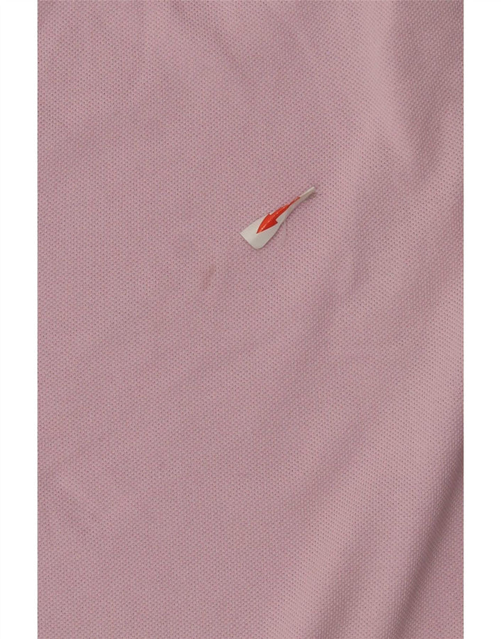 French Connection Herren-Poloshirt in normaler Passform aus mittelrosa Baumwolle