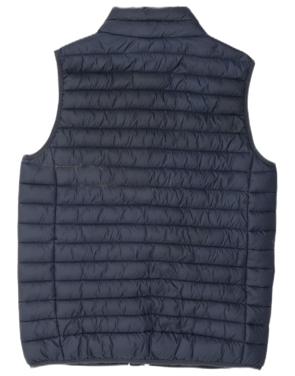 Crew Clothing Herren Wattierte Weste UK 36 Small Marineblaues Nylon