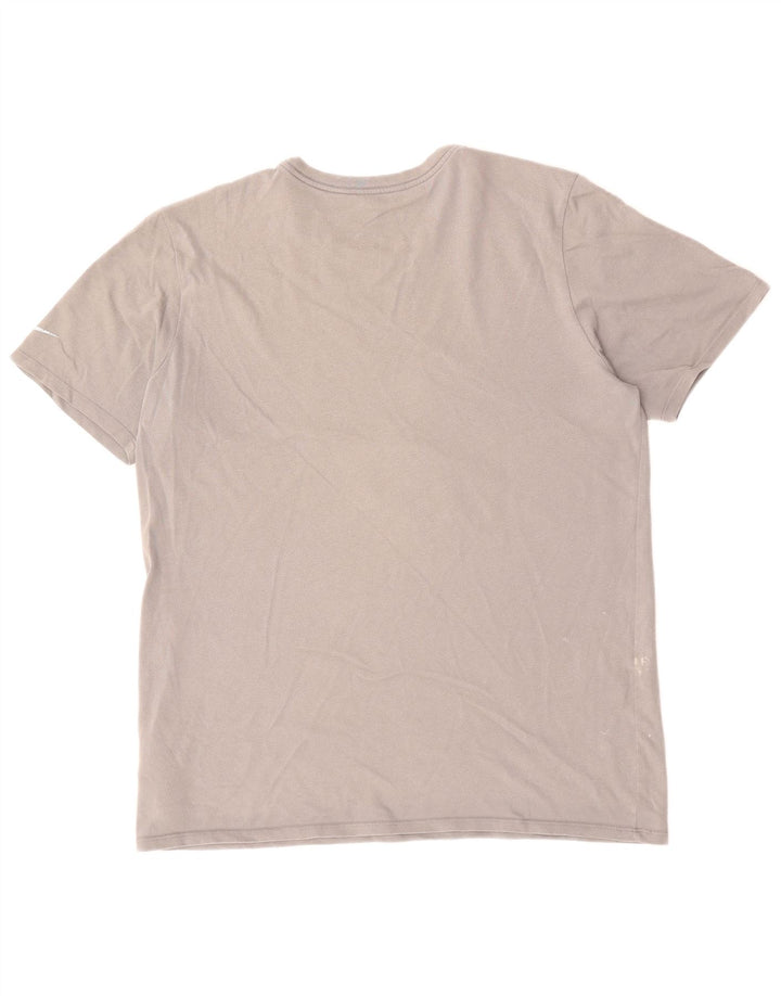 NIKE Herren Detroit Lions Grafik-T-Shirt-Oberteil, Größe L, Grau, Baumwolle