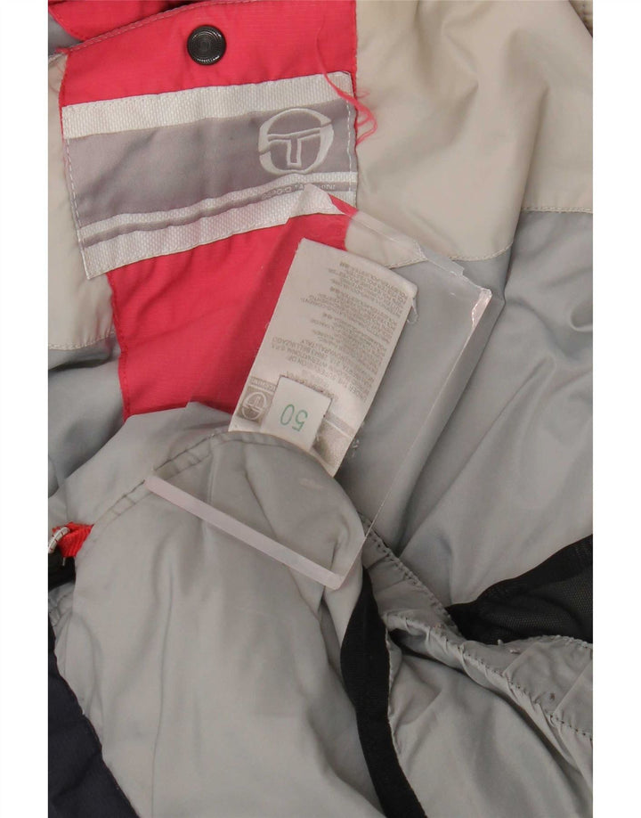 Sergio Tacchini Herren Windjacke IT 50 Large Marineblau Polyester