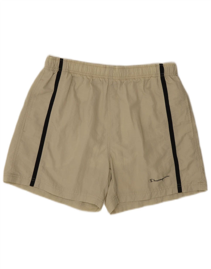 Champion Herren-Badeshorts, Größe L, Beige