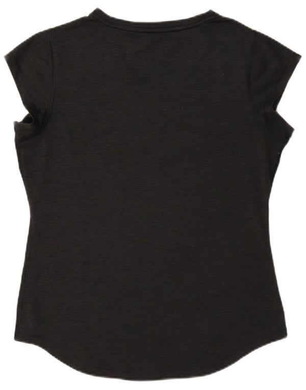 Puma Damen Graphic T-Shirt Top UK 12 Mittelgrau