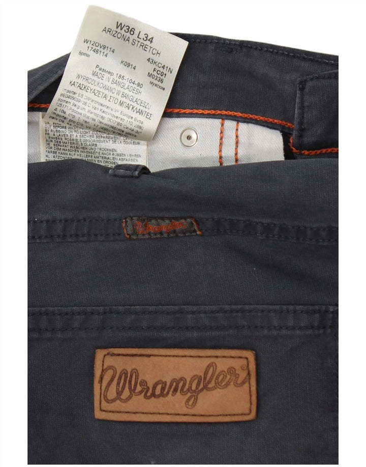 WRANGLER Herren Arizona Stretch Gerade Freizeithose W36 L34 Marineblau